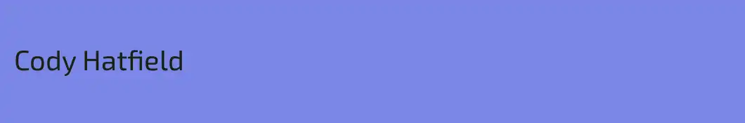 Cody Hatfield